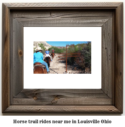 horse trail rides near me in Louisville, Ohio